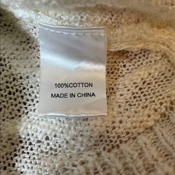 Wild Fable Cream Sweater with Pink Hearts, Size XL - Picture 3 of 7